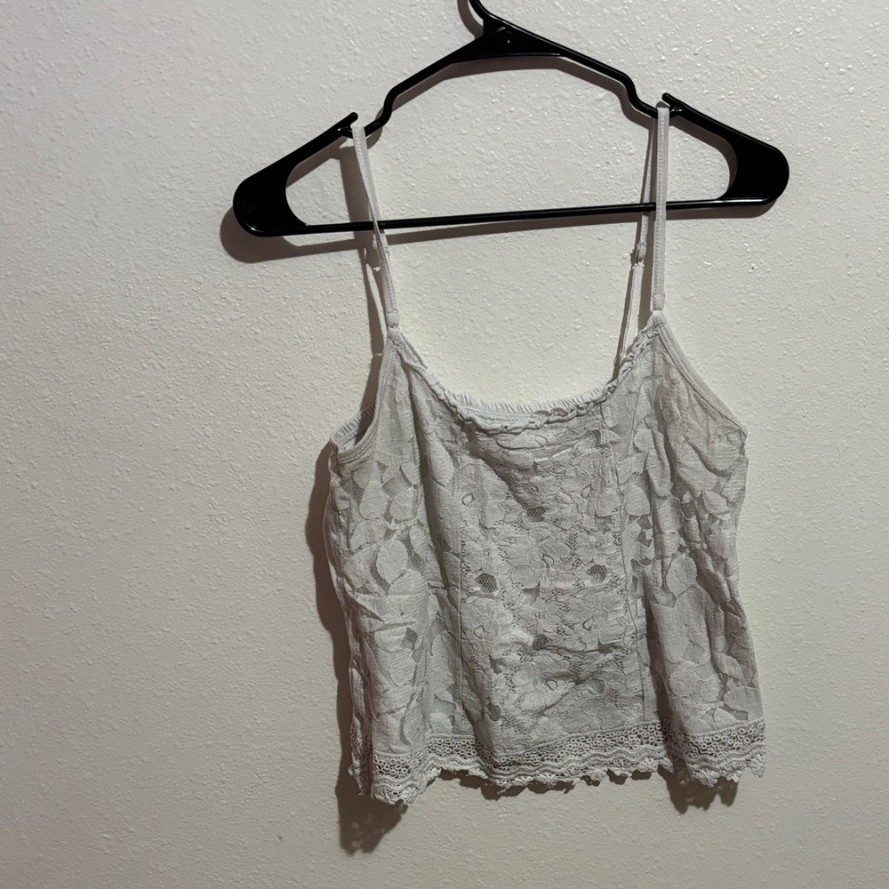 Aeropostale Cream Lace Camisole